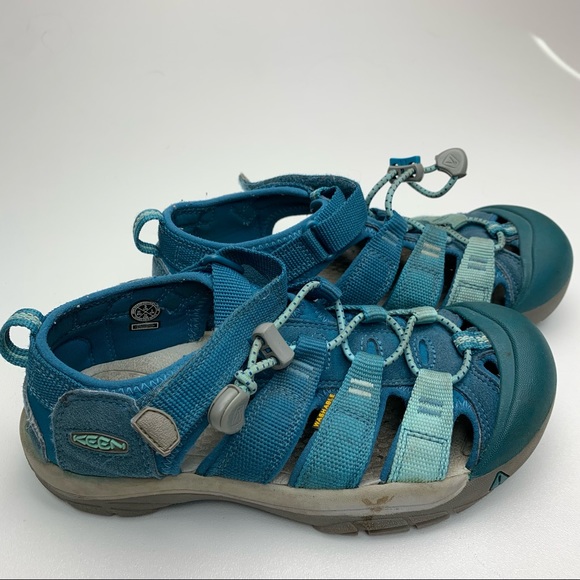 Keen Washable Youth Sandals Teal Blue Size 3 - Picture 7 of 13